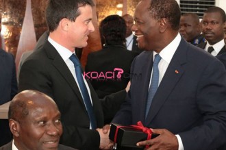 Côte dÂ’Ivoire : Manuel Valls affirme que la coopération avec la France est excellente